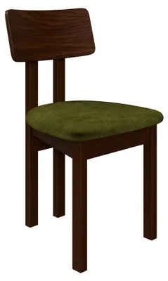 Produktbild von MIRJAN24 Stuhl Divo II, Esszimmerstuhl aus Buchenholz, 47x48x85 cm (Holzfarbe: Nuss, Stofffarbe: Zetta 297)