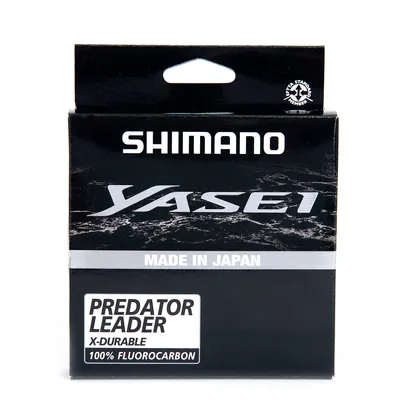 Immagine prodotto di SHIMANO Yasei Predator Fluorocarbon, 10m, 1mm, 45.86kg / 101.1lbs, trasparente, lenza leader, YASPFL10100