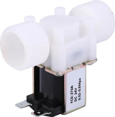 Obrázok produktu pre G3/4 NC Plastový elektrický elektromagnetický ventil Normálne uzavretý ventil na prívode vodyDC24V