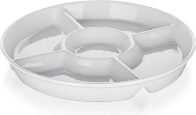 Image de bol divisé diamètre 30cm porcelaine BIANCA