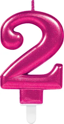 Produktbild von Amscan 9901784 Candle Celebration 2 Years Candle 2