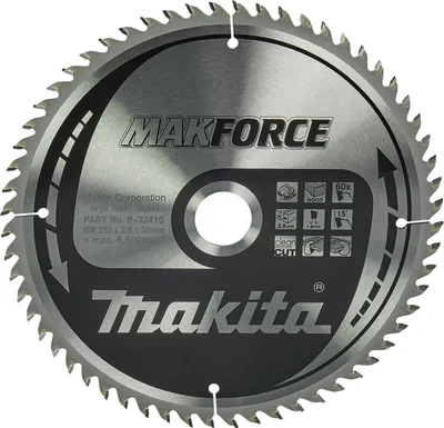 Produktbild von Makita MAKFORCE Sägeblatt 235x30x60Z - B-32415