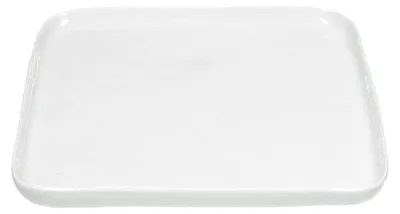 Obrázok produktu pre Pomax Porcelino, štvorcový taniere, porcelán, biela farba, rozmer: 27 x 27 x 1,6 cm