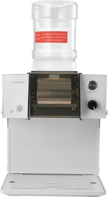 Obrázek produktu pro SucceBuy výrobník zmrzliny ve tvaru sněhové vločky, kapacita 80 kg/den, strojek na led s nožem z nerezové oceli, elektrický výrobník bingsu s nádobou o objemu 1,8 l, rychlé chlazení za 90 sekund, ideální pro domácnost a malé akce