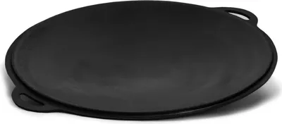 Produktbild von Ø50 cm Sadge Gusseisenpfanne Saj Grillpfanne Sac-Pfanne rund Dutch Oven Grillplatte Feuerschale mit Griffen Gusseisene Plancha
