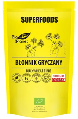 BŁONNIK GRYCZANY BIO 200 g - BIO PLANET SUPERFOODS