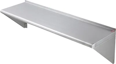 Obrázok produktu pre Police na koreniny PRO – Nástenná polica z nehrdzavejúcej ocele – Nástenný model – 1219 x 356 mm – Nosnosť do 158 kg