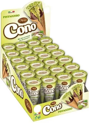 Produktbild von Messori Cioccolateria Cono Snack Pistacchio 24x22g