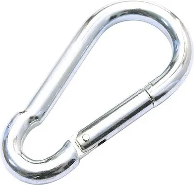 Produktbild von Feuerwehr-Karabiner Pösamo Ø 12x140 mm mm Stahl galv. verzinkt 1 Stück