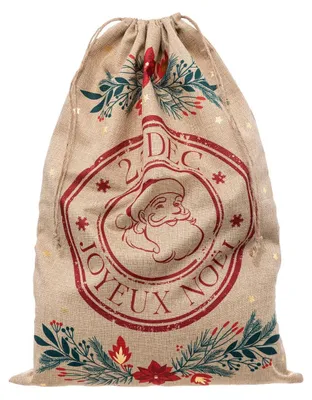 Produktbild von Geschenksack mit Weihnachtsmuster, 50 x 70 cm