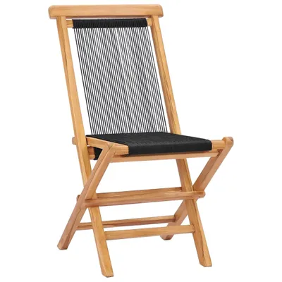 Produktbild von VidaXL 49363, Terrasse, Polyester, Teak, Schwarz, 460 mm, 620 mm, 900 mm