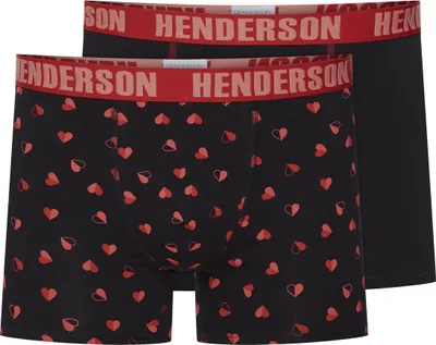 Produktbild von Herren Boxershorts 2er-Pack Henderson langbeinige mehrfarbig Baumwolle L