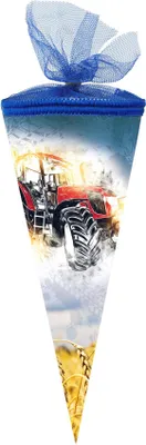 Produktbild von Nestler Schultüte Tüllv. 22 cm rund Trekker