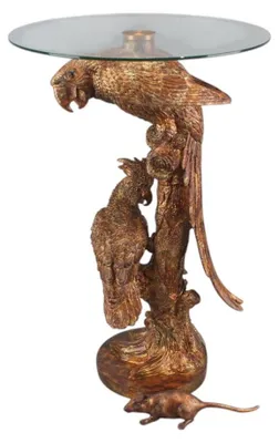 Zdjęcie produktu dla Stolik kawowy "Papuga", żywica, 62 cm