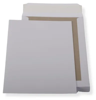 Produktbild von C4 Papprückwandtaschen Weiß · stabiler 450g Karton · Umschläge 229 x 324 mm 20 Stück