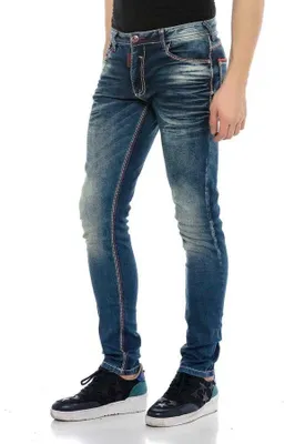 Immagine prodotto di CD557 Jeans da uomo, modello straight fit, taglio dritto