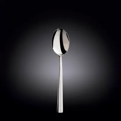 Image de Cuillère à soupe Wilmax 20 cm en acier inoxydable WL-999303/A