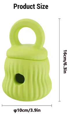 Produktbild von Leckerli-Spender fuer Hunde, Haustier-Harz, langsamer Futterspender, interaktives Hunde-Puzzle-Spielzeug fuer alle Rassen, kleine, grosse und mittelgrosse Hunde, Kauspielzeug