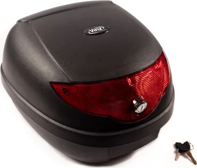 Produktbild von VINZ Torino Topcase | Motorradkoffer Rollerkoffer | 24 Liter Koffer für Motorrad und Roller | Top Box Top Case mit 2 Schlüsseln