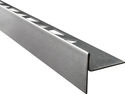 Produktbild von Dusch-, Keil-Profil Gefälleprofil begehbare Dusche gebürstet 10mm Links 150cm