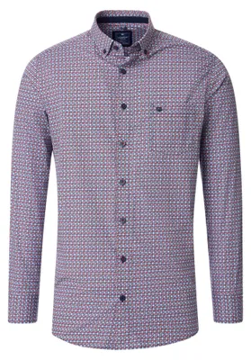 Produktbild von Redmond - Casual Fit - Herren Hemd (251075111), Größe:4XL, Farbe:Rot(50)