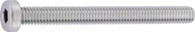 Produktbild von Connex Gewindeschrauben M5 x 20 mm Sechskant Innen 3 mm - 8 Stück Edelstahl
