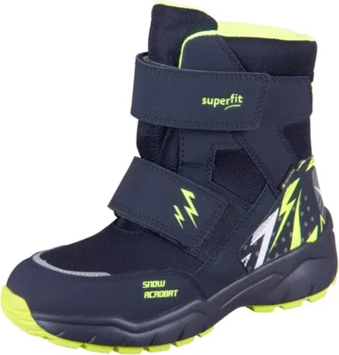 Immagine prodotto di Superfit Culusuk 2.0 scarpe bambini ragazzi stivali invernali blu tempo libero, numero di scarpe: 28 EU