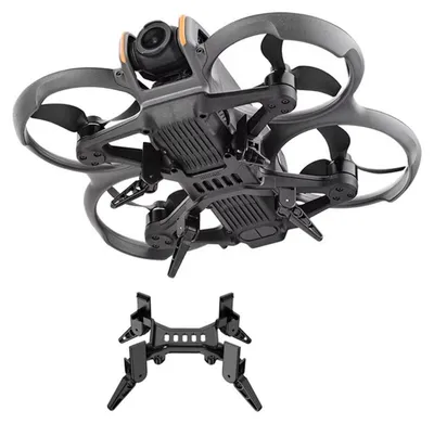 Obrázek produktu pro Pro DJI Avata 2 BRDRC Skládací zvýšený přistávací podvozek Ochrana kardanu Black