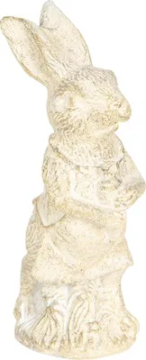 Zdjęcie produktu dla Clayre & Eef figurka królik 11 cm biały plastik