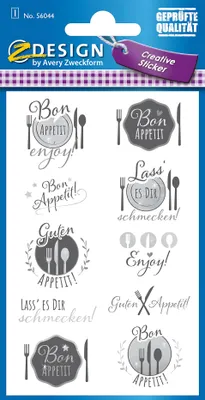 Produktbild von Zweckform Deko Sticker Papier geprägt