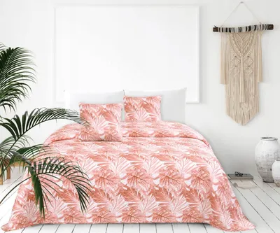 Produktbild von Puder Tagesdecke Tagesdecke 240X220 Hibiskusblätter