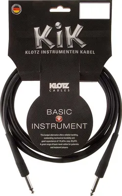 Immagine prodotto di Klotz KIK4,5PPSW 4,5 m Dritto - Dritto Cavo per strumenti