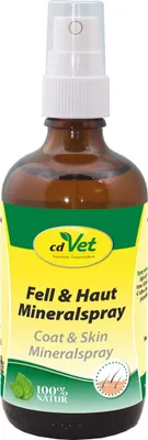 Produktbild von cdVet Fell & Haut Mineralspray 20 ml, Hund, Haut und Pfote, Spray, 20 ml, Tropfflasche, Aloe Vera