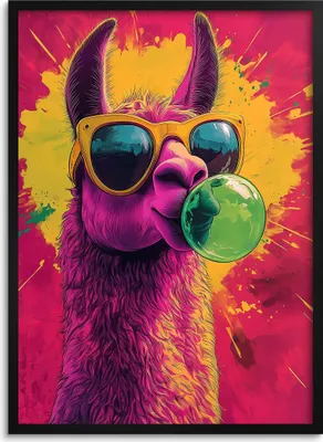 Produktbild von Buntes Wanddeko Jugendposter für moderne Innenräume