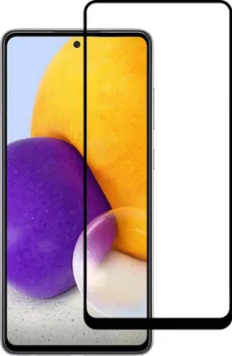 Produktbild von Smartphonica Samsung Galaxy A72 volle Abdeckung gehärtetem Glas Bildschirmschutz aus gehärtetem Glas mit abgerundeten Ecken