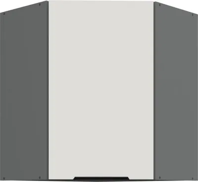 Produktbild von Oberschrank LUNARA 1 - 60x60 cm, weiß/anthrazit