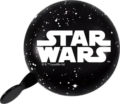 Obrázok produktu pre Dvojfarebný zvonček na bicykel Disney s logom Star Wars, XXL Ø 80 mm