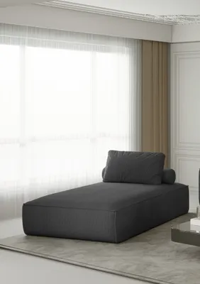 Produktbild von Chaiselongue Sezlong Liege CELES in Stoff Scala Anthrazit