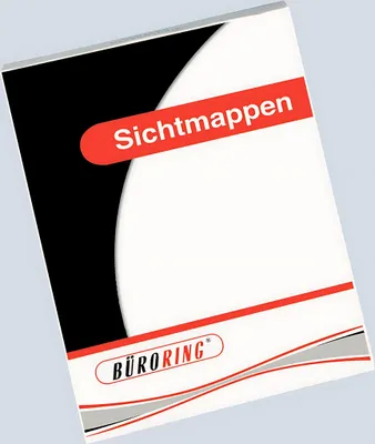 Produktbild von Büroring Aktenhüllen, glatt, transparent, Sichtmappe 120 my