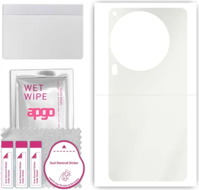 Produktbild von apgo Rückseite Schutzfolie, Matt, kompatibel mit Tecno Camon 30, Hinten Hydrogel-Displayschutzfolie mit Positionierhilfe, kratzfest, einfache Montage