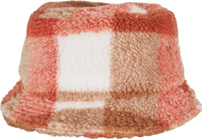 Immagine prodotto di FLEXFIT 5003SC | Cappello a secchiello Sherpa Check - Colore: White Sand/Toffee - Taglia: Unica
