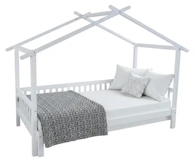 Obrázek produktu pro Kondela Montessori postel s přistýlkou Kesio 90x200 cm - bílá