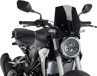 Immagine prodotto di Cupolino PUIG naked sport nero omologato ABE per Honda