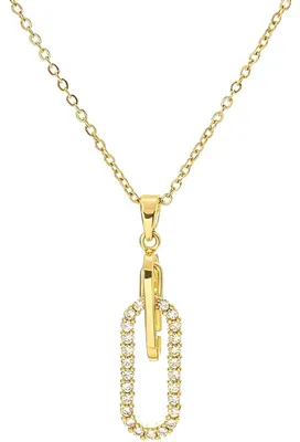 Produktbild von Elegante Damenhalskette SP-40185 in Gold KP40185