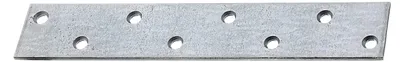 Produktbild von Verbindungsplatte schmal, sendzimir verzinkt, 170 x 30 mm, 50 Stück, für Holzverbindungen