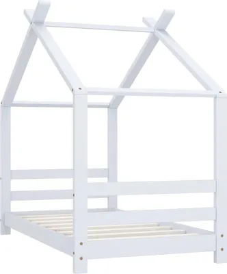 Obrázok produktu pre vidaXL Detská posteľ Biela masívna borovica 70x140 cm
