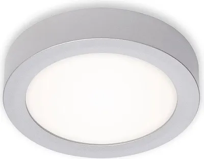 Produktbild von LED Aufbauleuchte Aufbaulampe 11 W 4000K silber Metall-Kunststoff Ø17cm Briloner