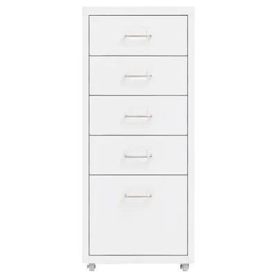 Immagine prodotto di Schedario Mobile Bianco 28x41x69 cm in Metallo