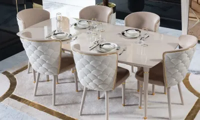 Immagine prodotto di Tavolo da pranzo, tavoli, design moderno, legno, cucina, sala da pranzo, stile italiano