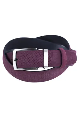 Immagine prodotto di Zapana Cintura da uomo in pelle Snake bordeaux 95 cm